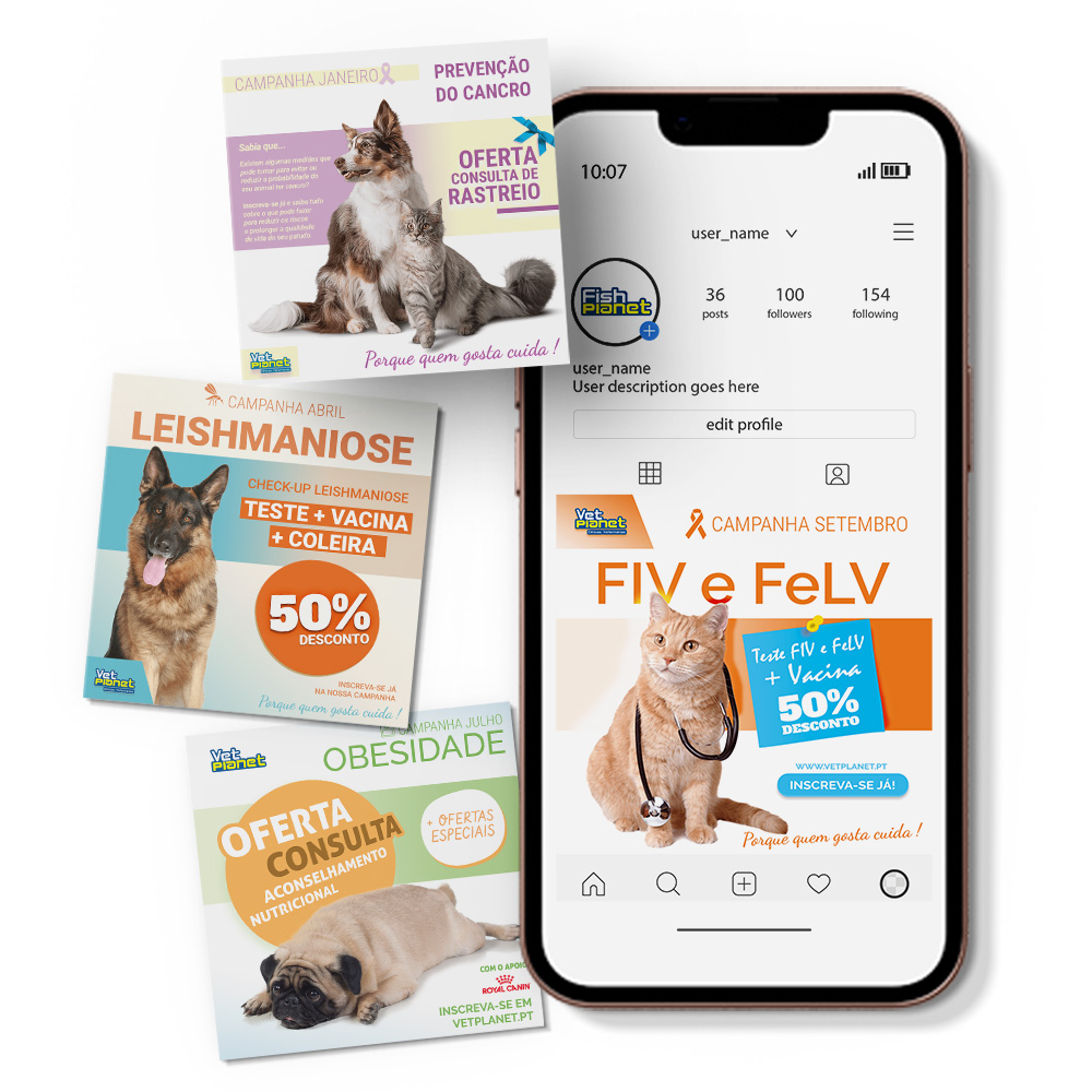 VetPlanet Monthly Campaign Posters