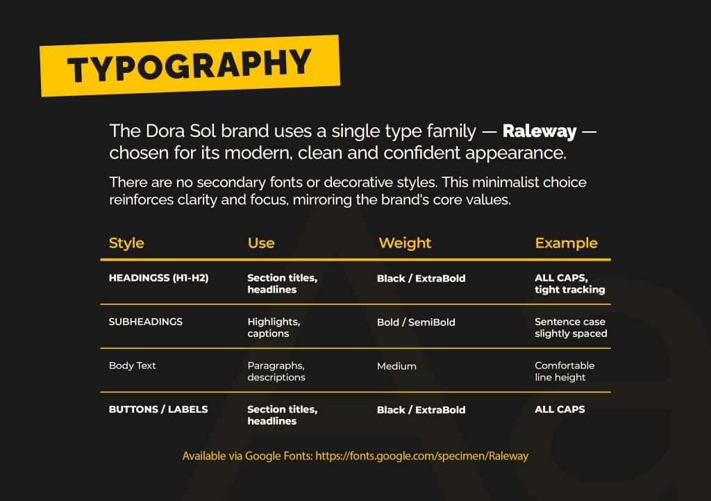 Dora Sol Brand Guide - Page 8