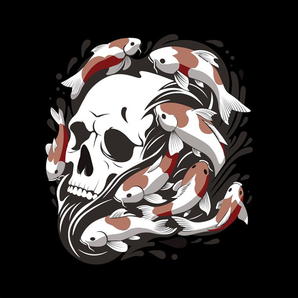 Koi Skull Variation 1