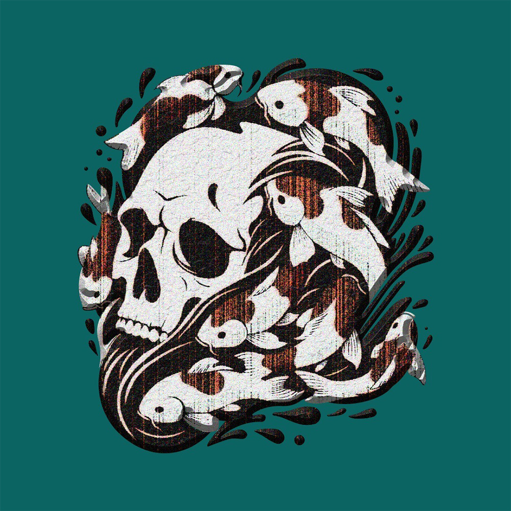 Koi Skull Variation 3